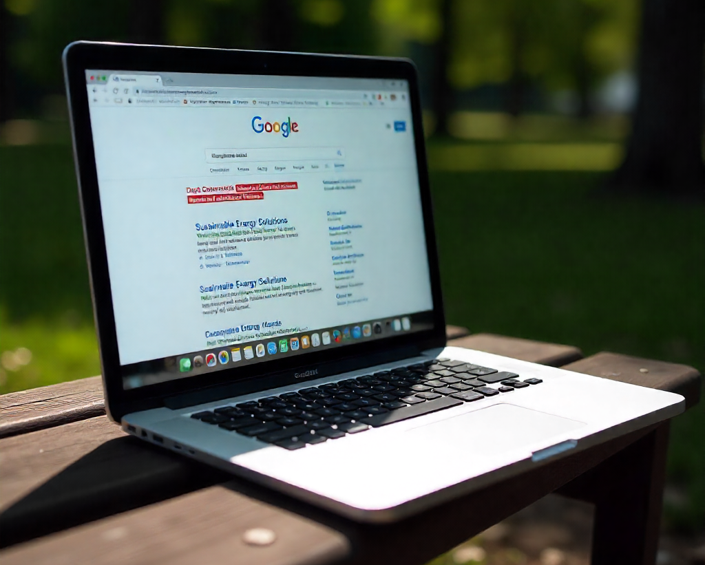 SEO results showing a brand ranking high in Google search to boost brand awareness.