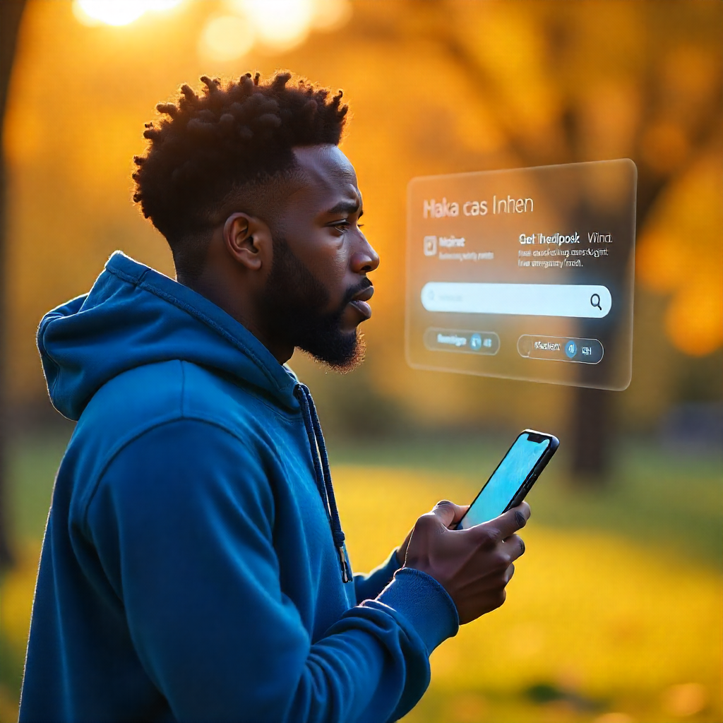 Voice search optimization as a key SEO trend in 2025.
